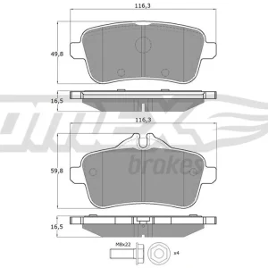 Klocki hamulcowe TOMEX BRAKES TX 18-79 Najlepsza cena
