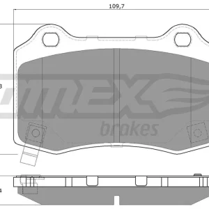 Tani Klocki hamulcowe TOMEX BRAKES TX 18-81