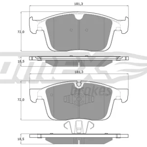 Najlepsza cena Klocki hamulcowe TOMEX BRAKES TX 18-85
