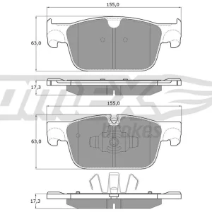 Premium Klocki hamulcowe TOMEX BRAKES TX 18-86