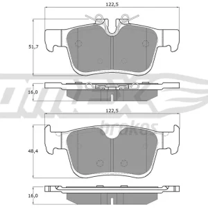 Klocki hamulcowe TOMEX BRAKES TX 18-87 Ostatnia szansa