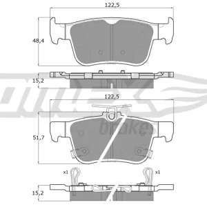 Ekspresowa dostawa Klocki hamulcowe TOMEX BRAKES TX 18-871