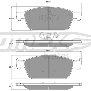 Najlepsza cena Klocki hamulcowe TOMEX BRAKES TX 18-91