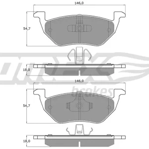 Premium Klocki hamulcowe TOMEX BRAKES TX 18-95