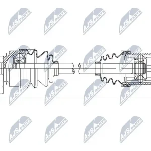Autentyczny PÓŁOŚ NAPĘDOWA
