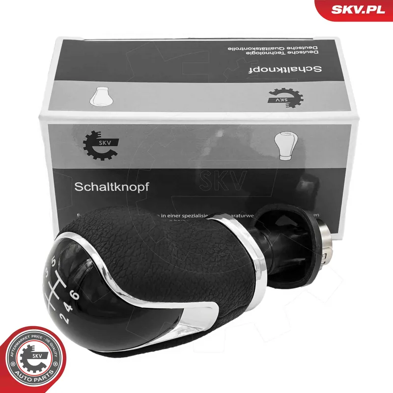 GAŁKA ZMIANY BIEGÓW SEAT IBIZA IV LEON III TOLEDO IV,CZARNY/CHROME,6B Nowość