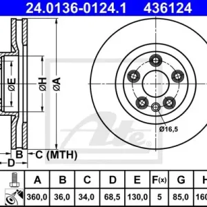 TARCZA HAMULC. VW TOUAREG  10- PRAWY PRZÓD Popularny