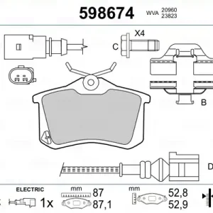 Niska cena KLOCKI HAMULCOWE