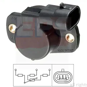 CZUJNIK POŁOŻENIA PRZEPUSTNICY FIAT Darmowa dostawa