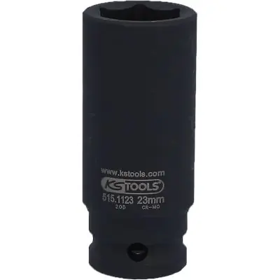 Nowość NASADA UDAROWA 1/2 23MM 6-KT DŁUGA