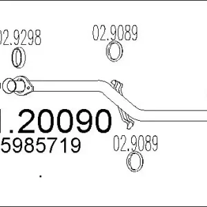 Tylko dziś RURA ŚRODKOWA UNO D 1.3