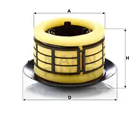 Popularny FILTR POWIETRZA PSA