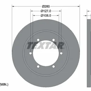 TARCZA HAMULCOWA TYL Autentyczny
