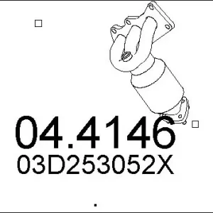 KATALIZATOR FABIA 1.2 Oryginalny