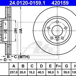 Niska cena TARCZA HAMULC. ALFA ROMEO SPIDER  95-96