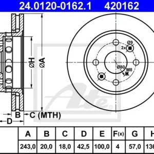 TARCZA HAMULC. KIA SEPHIA  93-98 Wysoka jakość