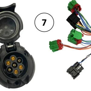 Autentyczny Wiązka elektryczna, zestaw HYUNDAI  Getz   (08/02-) HTB [7 pin]