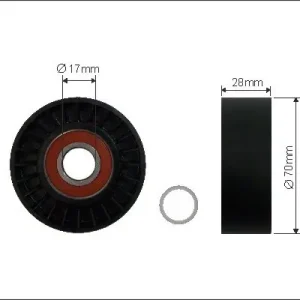 Promocja Rolka napinacza, pasek klinowy wielorowkowy CAFFARO 116-00