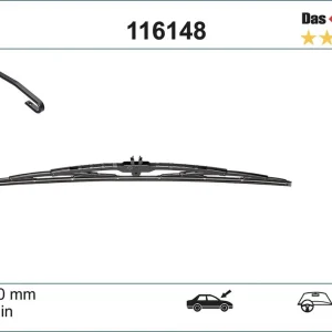 Pióro wycieraczki SWF 116148 Szybka dostawa