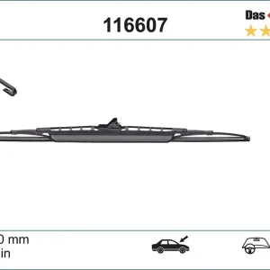 Pióro wycieraczki SWF 116607 Autentyczny