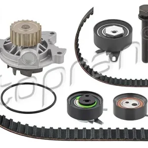 Wysoka jakość Pompa wodna + zestaw paska rozrządu TOPRAN 117 407
