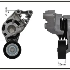 Napinacz, pasek klinowy wielorowkowy CAFFARO 118087SP Najlepsza cena