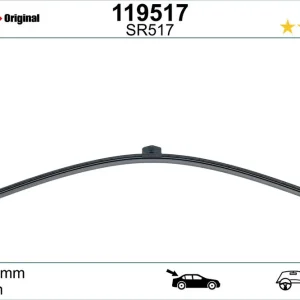 Pióro wycieraczki SWF 119517 Bezpieczna płatność