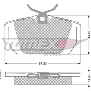 Rabat Klocki hamulcowe TOMEX BRAKES TX 12-01