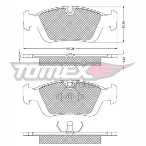 Klocki hamulcowe TOMEX BRAKES TX 12-05 Tani