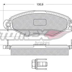 Klocki hamulcowe TOMEX BRAKES TX 12-15 Zwrot pieniędzy