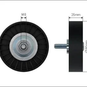 rolka kierunkowa / prowadząca, pasek klinowy zębaty CAFFARO 12-16 Oferta