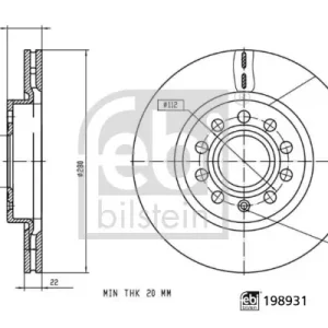 TARCZA HAM PRZOD 280X22 V Darmowa dostawa