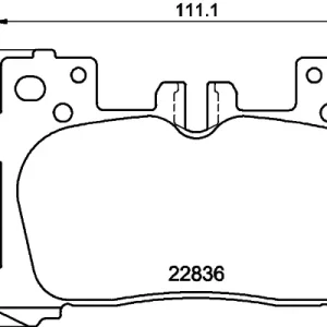 Tani KLOCKI HAM. TYŁ LC CONVERTIBLE (_Z10_) LC COUPE (_Z10_) LS (_F5_)