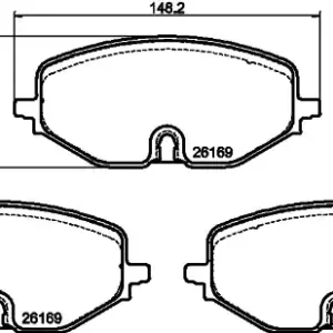 Wysoka jakość KLOCKI HAM. A3 LIMOUSINE (8YS), A3 SPORTBACK (8YA), A3 (88A), A3L (888)