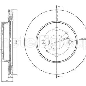 TARCZA HAMULC. SUBARU JUSTY  07- Tylko dziś