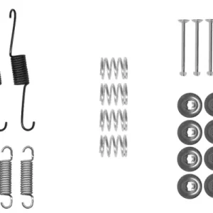 ZESTAW MONTAŻOWY SZCZĘK HAMULCOWYCH PASUJE DO: NISSAN LEAF  SUBARU TREZIA  TOYOT Oferta limitowana
