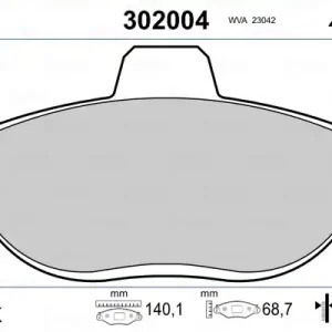 Niska cena KLOCKI HAMULCOWE
