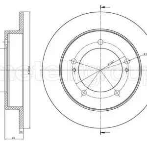 TARCZA HAM.SUZUKI JIMNY 1,3 98- Premium