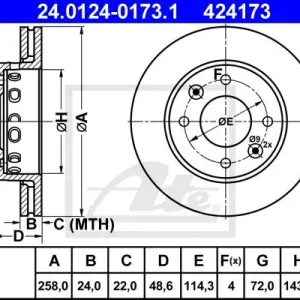 Najlepsza cena TARCZA HAMULC. KIA CLARUS  96-99