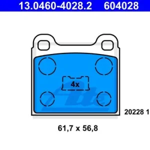 Oferta limitowana KLOCKI HAMULC. VW GOLF I  74-83