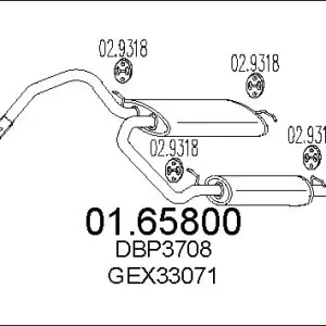 TŁUMIK KOŃCOWY 213 1.3 Szybka dostawa