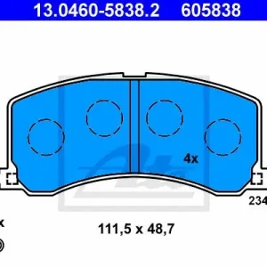 Bezpieczna płatność KLOCKI HAMULC. SUZUKI BALENO  95-99 Z CZUJ.
