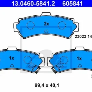 KLOCKI HAMULC. NISSAN ALMERA  95-99 TYŁ Niska cena