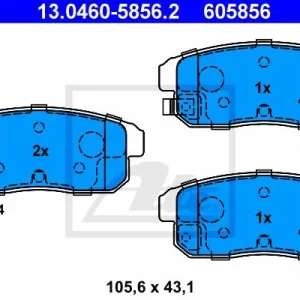 KLOCKI HAMULC. MAZDA RX8  03- TYŁ Kup teraz