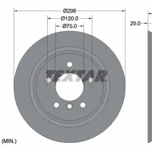 TARCZA HAMULCOWA PRO (POWLEKANA)  T BMW Rabat