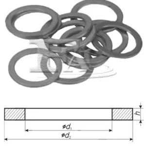 PODKŁADKA MIEDZIANA 40,00X47,00X2,00 Wyprzedaż