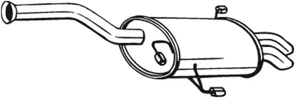 Tani Tłumik układu wydechowego tył PEUGEOT 607 2.0D/2.2D 02.00-02.06