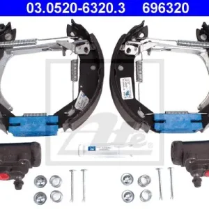 Wyprzedaż SZCZĘKI HAMULC. TOP KIT RENAULT CLIO I  90-98