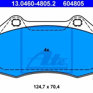 KLOCKI HAMULC. RENAULT MEGANE II  04- Niska cena