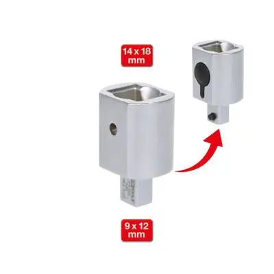 ADAPTER NAKLADANY, 14X18MM, 9X12MM Tani